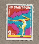 Stamps : Europe : Bulgaria :  Gimnasia en paralelas