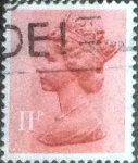 Stamps United Kingdom -  Scott#MH74 intercambio, 0,20 usd, 11 p. 1976