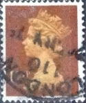 Stamps United Kingdom -  Scott#MH71 intercambio, 0,35 usd, 10 p. 1971