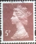 Stamps United Kingdom -  Scott#MH203 intercambio, 0,20 usd, 5 p. 1993