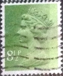 Stamps United Kingdom -  Scott#MH65 intercambio, 0,20 usd, 8,5 p. 1975