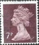 Stamps United Kingdom -  Scott#MH61 intercambio, 0,40 usd, 7 p. 1975