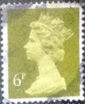 Stamps United Kingdom -  Scott#MH59 intercambio, 0,20 usd, 6 p. 1991