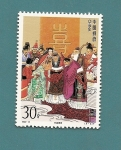 Stamps China -  Literatura - El romance de los tres reyes