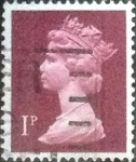 Stamps United Kingdom -  Scott#MH23 intercambio, 0,20 usd, 1 p. 1970