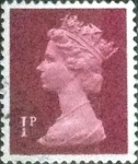 Stamps United Kingdom -  Scott#MH23 intercambio, 0,20 usd, 1 p. 1970