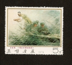 Stamps Asia - North Korea -  camuflaje de soldados en combate