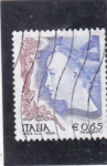 Stamps Italy -  LA MUJER EN EL ARTE