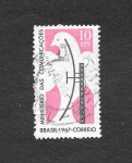 Stamps Brazil -  1050 - Ministerio de Comunicaciones