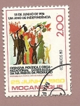 Stamps Mozambique -  Primer año de ndependencia