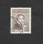 Sellos de America - Argentina -  O58 - Bernardino Rivadavia 