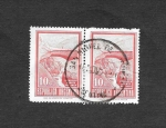 Stamps Argentina -  928 - Mendoza Puente del Inca