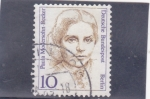 Stamps Germany -  PAULA MODERSOHN-BECKER- pintora