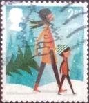 Stamps United Kingdom -  Scott#Xxxx intercambio, 0,80 usd, 2nd. 2014