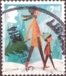 Stamps United Kingdom -  Scott#Xxxx intercambio, 0,80 usd, 2nd. 2014