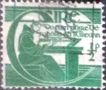 Stamps Ireland -  Scott#128 intercambio, 0,25 usd, 0,5 p. 1944