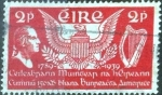 Stamps Ireland -  Scott#103 cr5f intercambio, 0,30 usd, 2 p. 1939