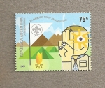 Stamps : America : Argentina :  XII Jamboree Scouts