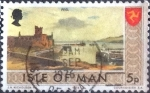 Sellos de Europa - Isla de Man -  Scott#20 intercambio, 0,20 usd, 5 p. 1973