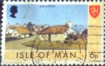 Stamps : Europe : Isle_of_Man :  Scott#21 intercambio, 0,35 usd, 6 p. 1973