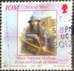 Stamps Europe - Isle of Man -  Scott#1050d mrl intercambio, 1,00 usd, 25 p. 2004