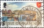 Stamps Isle of Man -  Scott#18 intercambio, 0,20 usd, 3,5 p. 1973