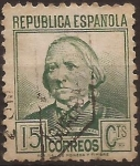 Stamps Spain -  Concepción Arenal  1937  15 cents