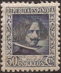 Stamps Spain -  Diego Velázquez  1936  50 cents