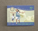 Stamps : America : Argentina :  Contra la polio