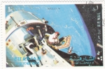 Stamps United Arab Emirates -  AERONAUTICA- APOLO 16