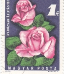 Stamps : Europe : Hungary :  FLORES- ROSAS