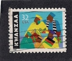 Stamps United States -  Kawanzaa