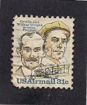 Stamps United States -  Pioneros de la Aviasion