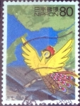 Stamps Japan -  Scott#2703d intercambio, 0,40 usd, 80 yen 2000
