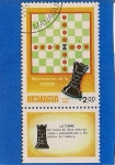 Stamps Nicaragua -  Ajedrez-Torre