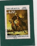 Stamps Nicaragua -  250 aniv. de G.Washington