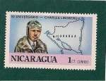 Sellos del Mundo : America : Nicaragua : Charles Lindbergh