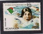 Stamps Nicaragua -  Juegos Centroamericanos y del Caribe