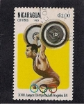 Stamps Nicaragua -  XXIII Juegos Olimpicos