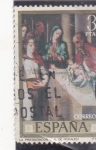Stamps : Europe : Spain :  LA PRESENTACIÓN-morales (30)