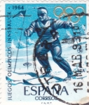 Stamps : Europe : Spain :  JUEGOS OLIMPICOS INNSBRUCK (31)
