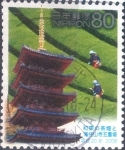 Stamps Japan -  Scott#3068d intercambio, 0,55 usd, 80 yen 2008