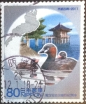 Stamps Japan -  Scott#3382a intercambio, 0,90 usd, 80 yen 2011