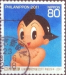 Stamps Japan -  Scott#3300f intercambio, 0,90 usd, 80 yen 2011