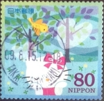 Stamps Japan -  Scott#3145e intercambio, 0,90 usd, 80 yen 2009