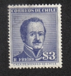 Stamps Chile -  General Ramón Freire Serrano (1787-1851)