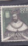 Stamps Spain -  75 ANIV.CORONACIÓN JAIME I  (31)