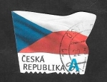 Stamps : Europe : Czech_Republic :  784 - Bandera Nacional