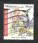 Sellos de Asia - Malasia -  Fauna animal