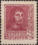 Stamps : Europe : Spain :  Fernando el Católico  1938  25 ctms